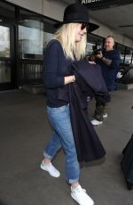 DAKOTA FANNING Leaves LAX Airport in Los Angeles 1912