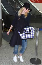 DAKOTA FANNING Leaves LAX Airport in Los Angeles 1912