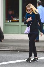 DAKOTA FANNING Out and About in New York 1812