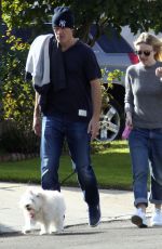 DAKOTA FANNING Out Walks Her Dog in Los Angeles