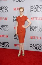 DEBORAH ANN WOLL at Marco Polo Series Premiere in New York