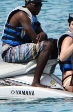 DEBORAH BARR in Bikini in Barbados