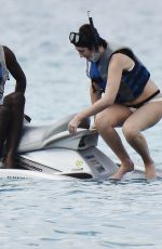 DEBORAH BARR in Bikini in Barbados
