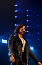 DEMI LOVATO at 103.5 Kiss FM Jingle Ball in Chicago