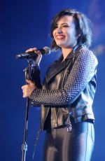 DEMI LOVATO at 103.5 Kiss FM Jingle Ball in Chicago