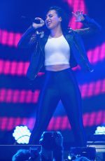 DEMI LOVATO at 103.5 Kiss FM Jingle Ball in Chicago