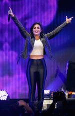 DEMI LOVATO at 103.5 Kiss FM Jingle Ball in Chicago