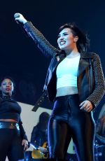DEMI LOVATO at 103.5 Kiss FM Jingle Ball in Chicago