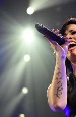 DEMI LOVATO at 2014 Kiis FM Jingle Ball in Los Angeles