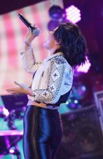 DEMI LOVATO at 93.3 FLZ jingle Ball in Tampa