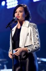 DEMI LOVATO at 93.3 FLZ jingle Ball in Tampa