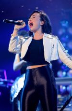 DEMI LOVATO at 93.3 FLZ jingle Ball in Tampa