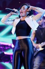 DEMI LOVATO at 93.3 FLZ jingle Ball in Tampa