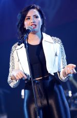 DEMI LOVATO at 93.3 FLZ jingle Ball in Tampa