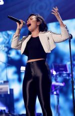 DEMI LOVATO at 93.3 FLZ jingle Ball in Tampa