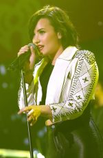 DEMI LOVATO at 93.3 FLZ jingle Ball in Tampa