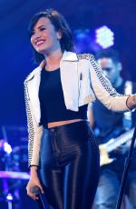 DEMI LOVATO at 93.3 FLZ jingle Ball in Tampa