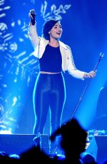 DEMI LOVATO at 93.3 FLZ jingle Ball in Tampa