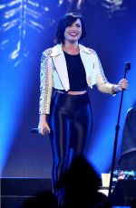 DEMI LOVATO at 93.3 FLZ jingle Ball in Tampa