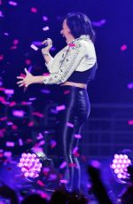 DEMI LOVATO at 93.3 FLZ jingle Ball in Tampa