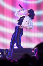 DEMI LOVATO at 93.3 FLZ jingle Ball in Tampa