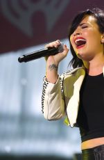 DEMI LOVATO at 93.3 FLZ jingle Ball in Tampa