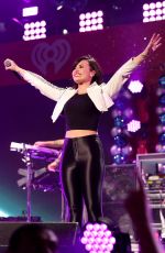 DEMI LOVATO at 93.3 FLZ jingle Ball in Tampa