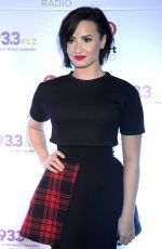 DEMI LOVATO at 93.3 FLZ jingle Ball in Tampa