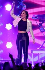 DEMI LOVATO at 93.3 FLZ jingle Ball in Tampa