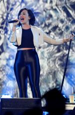 DEMI LOVATO at 93.3 FLZ jingle Ball in Tampa