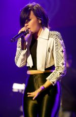 DEMI LOVATO at 93.3 FLZ jingle Ball in Tampa