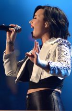 DEMI LOVATO at 93.3 FLZ jingle Ball in Tampa