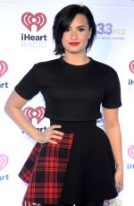 DEMI LOVATO at 93.3 FLZ jingle Ball in Tampa