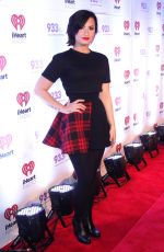 DEMI LOVATO at 93.3 FLZ jingle Ball in Tampa