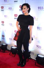 DEMI LOVATO at 93.3 FLZ jingle Ball in Tampa
