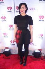 DEMI LOVATO at 93.3 FLZ jingle Ball in Tampa