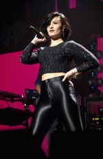 DEMI LOVATO at Hot 99.5 Jingle Ball 2014 in Washington
