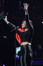 DEMI LOVATO at Hot 99.5 Jingle Ball 2014 in Washington
