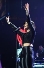 DEMI LOVATO at Hot 99.5 Jingle Ball 2014 in Washington