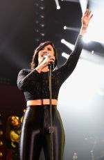 DEMI LOVATO at Hot 99.5 Jingle Ball 2014 in Washington