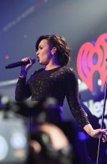 DEMI LOVATO at Hot 99.5 Jingle Ball 2014 in Washington
