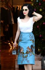 DITA VON TEESE Shopping at Vivienne Westwood in Los Angeles