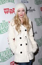 DOVE CAMERON at 2014 Hollywood Christmas Parade in Hollywood
