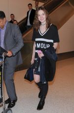 ELLE FANNING at Los Angeles International Airport 1712