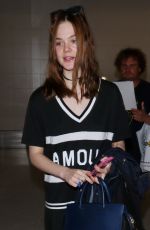 ELLE FANNING at Los Angeles International Airport 1712