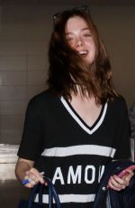 ELLE FANNING at Los Angeles International Airport 1712