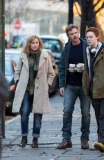 ELLE FANNING on the Set of Three Generations in New York 0412