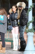 ELLE MACPHERSON Out and About in Aspen 2012