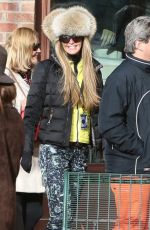 ELLE MACPHERSON Out and About in Aspen 2012