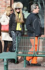 ELLE MACPHERSON Out and About in Aspen 2012